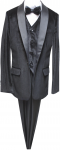 BOYS 5PC. SUIT (BLACK) 2121225
